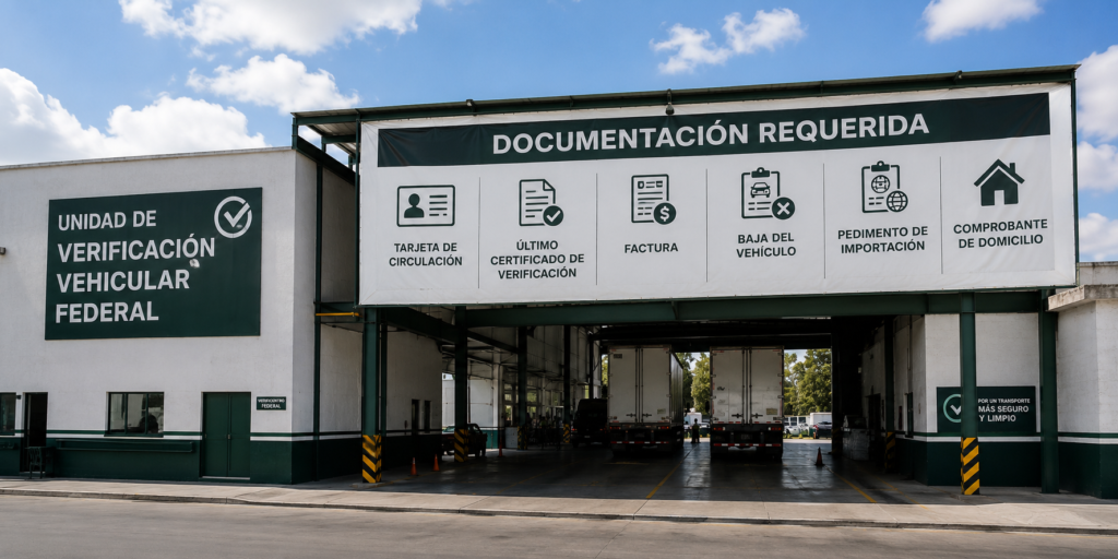 Documentación requerida para la verificación federal vehicular SICT